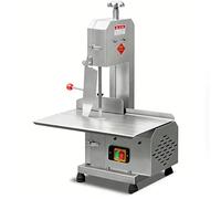 Scie à ruban à viande - Machine de découpe d'os de comptoir en acier inoxydable 750 W