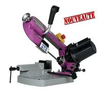 Scie à ruban manuelle SR 125 MV pour sciage à sec d'acier, inox et aluminium SIDAMO - 20114105