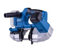 Scie à ruban métallique sans fil Scheppach C-MBS635-X - 20 V | Diamètre de coupe 63,5 cm | Vitesse de sciage 1,4 - 2,7 m/s | Réglage de la vitesse de rotation 330-630 min-1