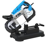 Scie à ruban pour métal 1100 W - Table de travail amovible - 144 m/min - Capacité de coupe 100 mm