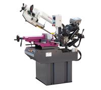Scie à ruban pour métaux -45°/+60° capacité ronde 255 mm 1,5 kW 400V variateur 15-100 m/min rapporteur d'angle Optisaw SD310V