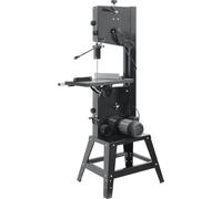 Scie à ruban SucceBuy 340 mm, scie à table avec support, vitesse réglable en continu de 440 à 846 tr/min, 1 100 W, 1,5 CV, 220 V, adaptée à l'usinage du bois, de l'aluminium, du métal et du cuivre