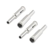 Scie À Trou 10mm Dia Revêtement Diamant Foret Pour Carrelage Marbre Verre 4Pcs