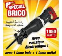 Scie Alternative 1050W - 3,76 kg - Course 32 mm - Puissante et Pratique - Fiable - D-Work