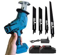 Scie alternative électrique sans fil 100 mm, 3000 tr/min, vitesse variable, outil de coupe pour métal et bois, scie électrique pour batterie Makita 18 V NO Battery