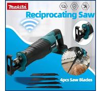 Scie alternative électrique sans fil Makita, sans balais, rechargeable, pour couper le bois et le métal, scie portable, outil électrique 18V No battery