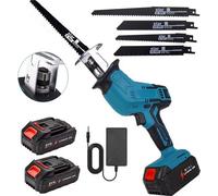 Scie alternative - Portable - Sans fil - 4 lames - Batterie 21 V