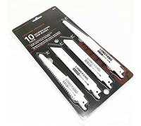 Scie alternative sans fil électrique 3000r/min 18V sans batterie scie à outils de découpeuse de bois en métal for batterie 18V(Only 10 blades)