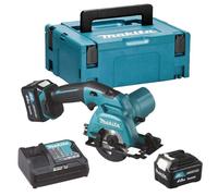 Scie circulaire 10.8V CXT Ø85 mm - MAKITA - avec 2 batteries 12V 4.0Ah - chargeur - MakPac - HS301DSMJ