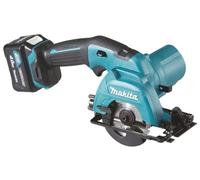 Scie circulaire 10.8V CXT Ø85 mm - MAKITA - avec 2 batteries 12V 4.0Ah - chargeur - MakPac - HS301DSMJ