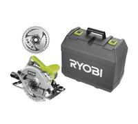 Ryobi Scie circulaire RCS1600-K2B 1600W 66 mm - 1 lame 48 dents + 1 lame 24 dents - Gris