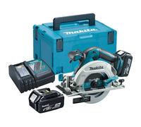 Scie circulaire Ø165 mm (2x5,0 Ah) en MAKPAC - MAKITA DHS680RTJ