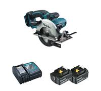 Scie circulaire 18V Ø136 mm DSS501Z + 2 batteries BL1850B 18V 5Ah + 1 chargeur rapide DC18RC MAKITA