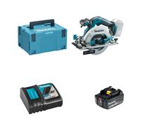 Scie circulaire 18V Ø165 mm DHS680ZJ + 1 batterie BL1860B 18V 6 Ah + 1 chargeur rapide DC18RC MAKITA