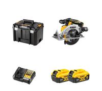 DeWalt Scie circulaire DCS565P2 XR 165 mm 18V 2x5,0 Ah Tstak