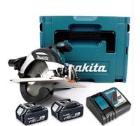 Scie circulaire 18V LXT Ø165 mm (2x3,0 Ah) en MAKPAC - MAKITA DHS630RFJ