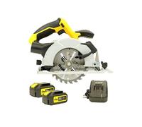 Scie circulaire sans fil 20V Diam 150 mm + 2 Batteries lithium 4.0 Ah + Chargeur rapide VITO