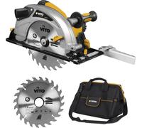 Scie circulaire 2100W + 2 Lames pour scie Ø 235 mm Sacoche à outils VITO