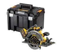 Scie circulaire 2.0 XR FLEXVOLT 54V 2Ah Li-Ion Brushless compatible rail de guidage DEWALT - 190mm - sans batterie ni chargeur - coffret TSTAK - DCS579NT-XJ