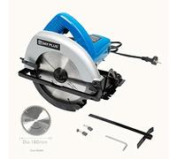 Scie circulaire 900 W - Scie circulaire électrique filaire - Idéale pour le bois, les tuyaux en PVC, le métal souple, le carrelage, les coupes en plastique (4700 tr/min, profondeur de coupe max. : 90°
