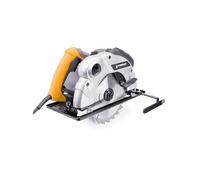 Scie circulaire à bois avec laser 2250 W 2 disques 185 mm 24/40 dents