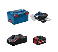 Scie circulaire à métaux Ø136 mm GKM 18V-50 + 1 Batterie EXPERT 8 Ah + 1 Chargeur EXAL18V-160 BOSCH