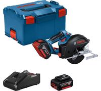 Bosch Scie circulaire à métaux GKM 18V-50 – 18 V Ø136 mm, 2x5,0Ah, chargeur, L-Boxx