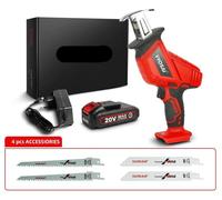 Scie circulaire Accu Reciprozaag 20V - Scie électrique portative pour le bois, le métal et le PVC