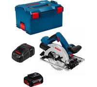 Scie circulaire BOSCH GKS 18V-57 G (1 x 5.0 Ah + GAL1880CV + L-Boxx 238)