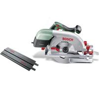 Scie circulaire Bosch PKS 66-2, 1600W, 66 mm, Boîtier CleanSystem, Lame SpeedLine + Rail de guidage