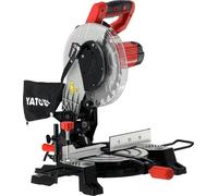 Scie circulaire compacte de coupe d'onglet et de coupe droite, diamètre de 255 mm, 1500 W, avec laser