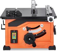 Scie circulaire de table portable 1200 W - Scie circulaire de chantier avec diamètre extérieur de la lame 210 MM - capacité de coupe maxi 225 MM - vitesse de coupe 4800 tr/min - lame 24 dents & guide