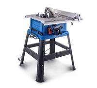 Scie circulaire de table Scheppach HS105 - 2000W | Hauteur de coupe : 90 mm | Diamètre du disque : 255 mm | Inclinable jusqu'à 45° | Extension de table : 640x920 mm | Inclut un guide de coupe transver