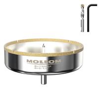 Scie circulaire diamantée de 130 mm avec 2 guides-boulons