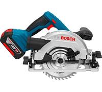 Scie circulaire GKS 18V-57 G pour bois BOSCH - 2 batteries + chargeur - en L-Boxx - accessoires - 06016A2106