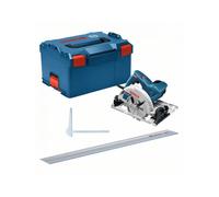 Bosch Scie circulaire GKS 55 1350 W - avec GCE, rail 140 cm - L-BOXX (0615990M91)