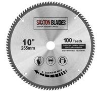 Scie circulaire, lame de 255 mm, 100 dents, alésage de 25,4 mm