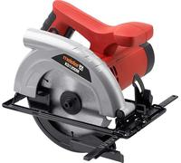 Scie circulaire manuelle MKS1500-1 – 1500 W – Diamètre du disque de coupe : 190 mm | Aide au guidage laser – Coupes d'onglet – Profondeur de coupe jusqu'à 65 mm – Guide parallèle et adaptateur d'aspir