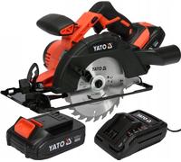 Scie circulaire manuelle sans fil 18 V, 165 mm (1 batterie 2 Ah + chargeur)