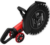 Scie circulaire, moteur 4000W, lame haute résistance, noire
