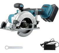 Scie circulaire, moteur sans balais, design compact, avec 1 batterie