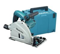 Scie circulaire plongeante 1300W diam.165mm - MAKITA - Avec MakPak, Sans rail - SP6000J