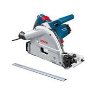 Scie circulaire portative Bosch GKT 55 GCE Professional avec L-Boxx et rail de guidage