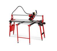 Scie circulaire plongeante DL-125 1200 - Coupe carrelage, céramique et grès - Rail guidage, laser, 1800W, zéro poussière