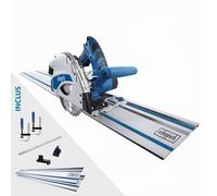 Scheppach Scie circulaire plongeante PL56 – 1200 W, lame Ø 160 mm – 2 rails 700 mm