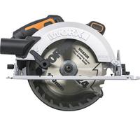 Scie circulaire portative sans fil WORX Nitro 20V 190mm/65,7mm WX520.9, moteur Brushless, sans batterie ni chargeur