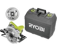 Scie Circulaire RYOBI 1600 W, Lame 190 mm 24 & 48 Dents, Laser, Coffret, RCS1600-K2B