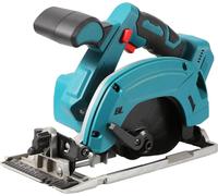 Scie circulaire sans fil - 18 V sans balais - Lame 165 mm - Coupe d'angle - 2× batteries incluses - Jaune foncé