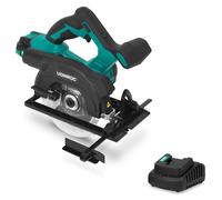 Scie circulaire sans fil 20V 150 mm | avec batterie 2,0 Ah et chargeur rapide