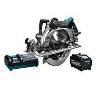 Scie circulaire sans fil 40V XGT à poignée arrière 260 mm - MAKITA - avec 1 batterie 40V 5Ah - chargeur - RS002GT101